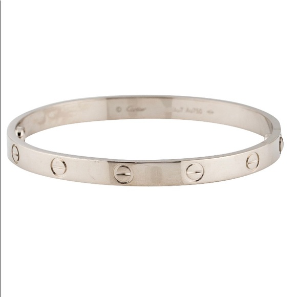 EUC Authentic 18k white gold Cartier Love Bracelet (New Screw locking system) - Picture 12 of 14